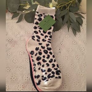 Kate Spade Leopard Print Socks